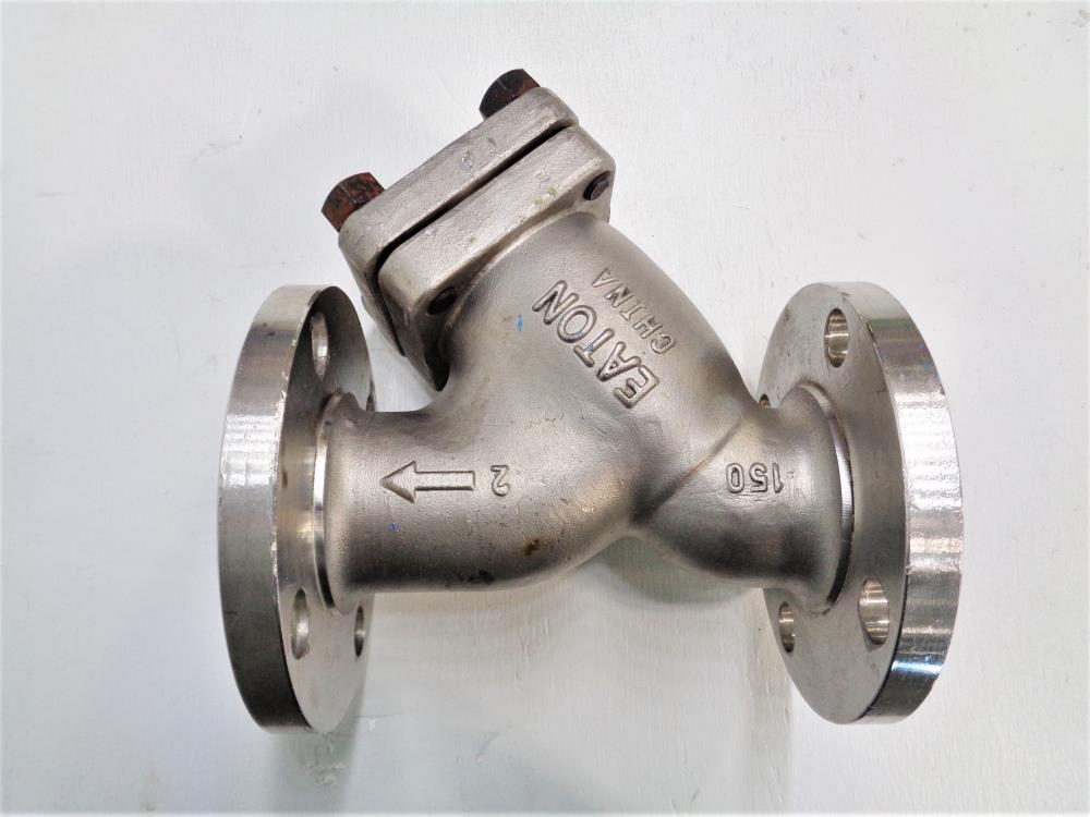 Eaton 2" 150# CF8M Flanged Wye Y-Strainer